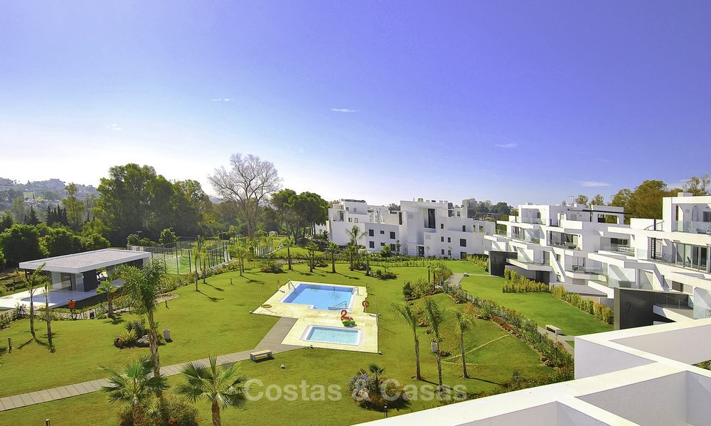 Impressive new built modern penthouse apartment for sale, with sea view, Benahavis - Marbella. Ready to move in. 17932