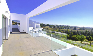 Impressive new built modern penthouse apartment for sale, with sea view, Benahavis - Marbella. Ready to move in. 17936 