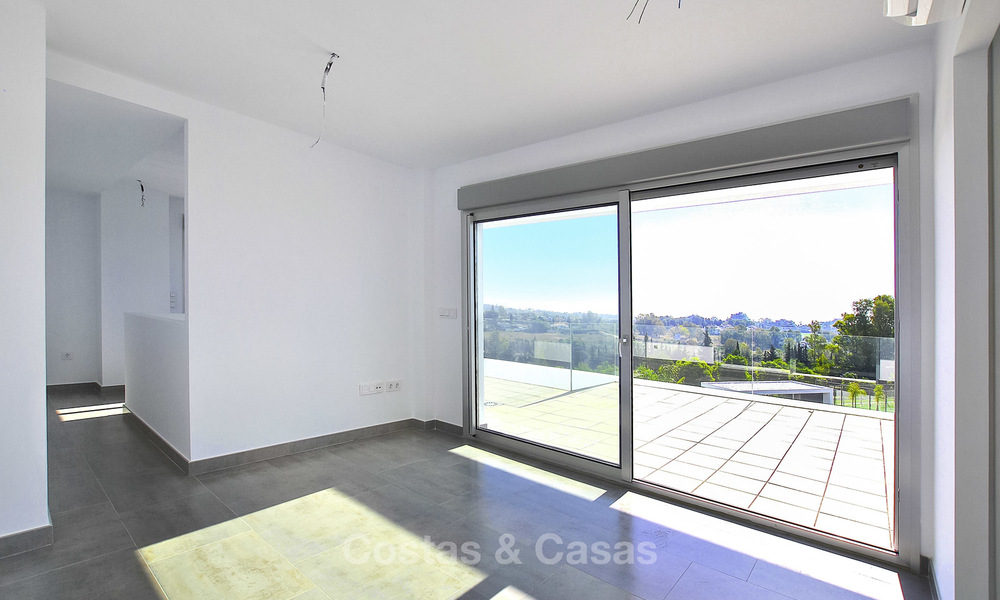 Impressive new built modern penthouse apartment for sale, with sea view, Benahavis - Marbella. Ready to move in. 17939