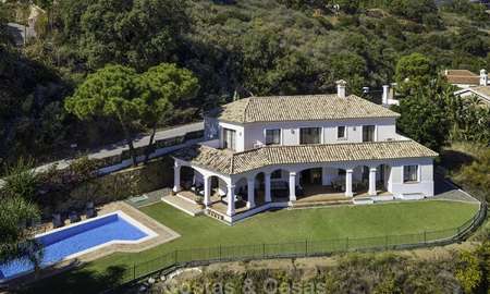 Charming Andalusian style villa in spectacular natural surroundings for sale in Benahavis - Marbella 17991