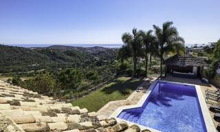 Charming Andalusian style villa in spectacular natural surroundings for sale in Benahavis - Marbella 18018 