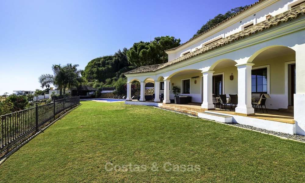 Charming Andalusian style villa in spectacular natural surroundings for sale in Benahavis - Marbella 18035