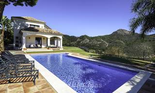 Charming Andalusian style villa in spectacular natural surroundings for sale in Benahavis - Marbella 18039 