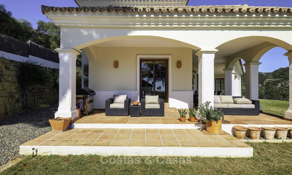 Charming Andalusian style villa in spectacular natural surroundings for sale in Benahavis - Marbella 18042