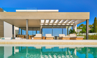 Magnificent uber-luxurious contemporary villa for sale, with amazing sea views and a frontline golf position in Benahavis - Marbella 36660 