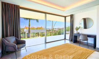 Magnificent uber-luxurious contemporary villa for sale, with amazing sea views and a frontline golf position in Benahavis - Marbella 36693 
