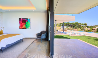 Magnificent uber-luxurious contemporary villa for sale, with amazing sea views and a frontline golf position in Benahavis - Marbella 36694 