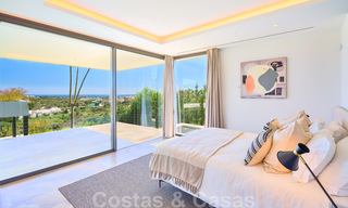 Magnificent uber-luxurious contemporary villa for sale, with amazing sea views and a frontline golf position in Benahavis - Marbella 36698 