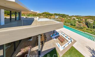 Magnificent uber-luxurious contemporary villa for sale, with amazing sea views and a frontline golf position in Benahavis - Marbella 36703 