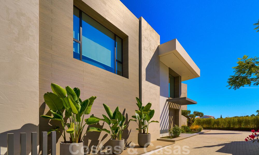 Magnificent uber-luxurious contemporary villa for sale, with amazing sea views and a frontline golf position in Benahavis - Marbella 36713