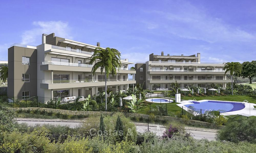 New modern apartments in a superb golf resort for sale, amazing views included! Mijas, Costa del Sol 18093