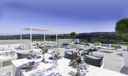 New modern apartments in a superb golf resort for sale, amazing views included! Mijas, Costa del Sol 18102