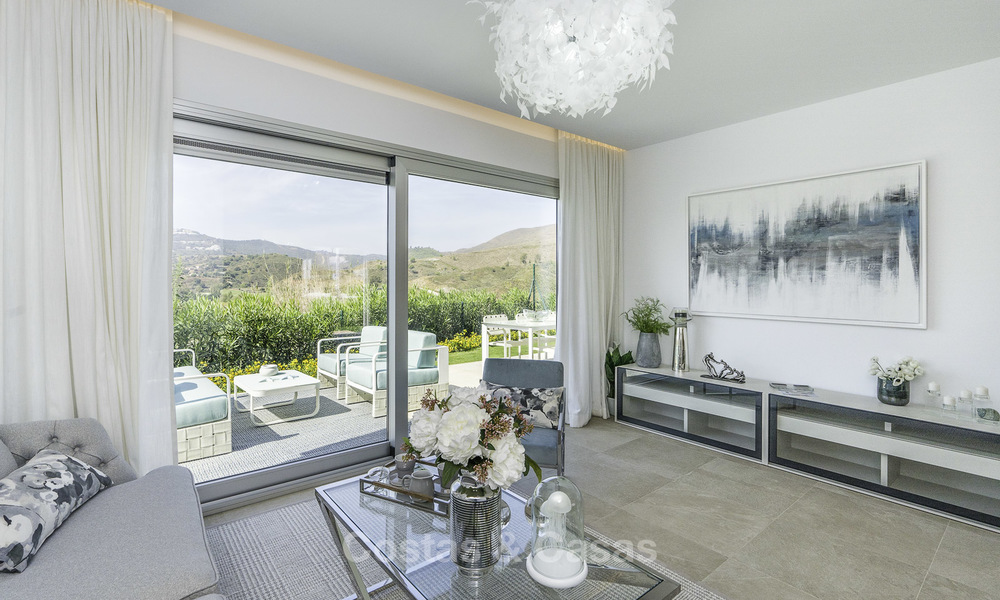 New modern apartments in a superb golf resort for sale, amazing views included! Mijas, Costa del Sol 18117