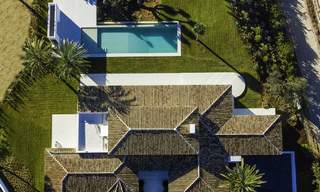 Exquisite modern-Mediterranean luxury villa on one level for sale in Sierra Blanca, Marbella 18237 