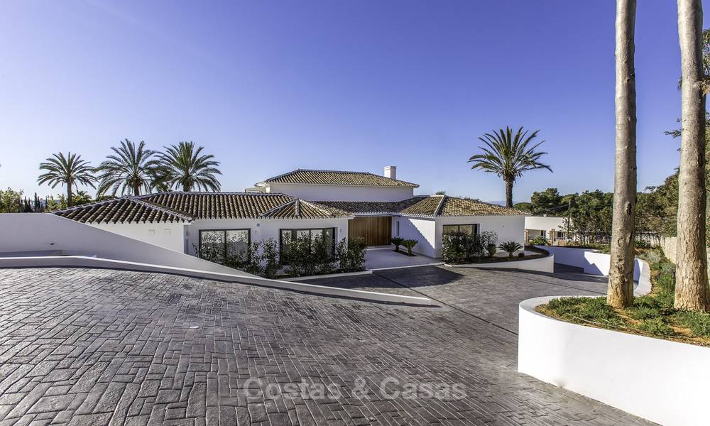 Exquisite modern-Mediterranean luxury villa on one level for sale in Sierra Blanca, Marbella 18244
