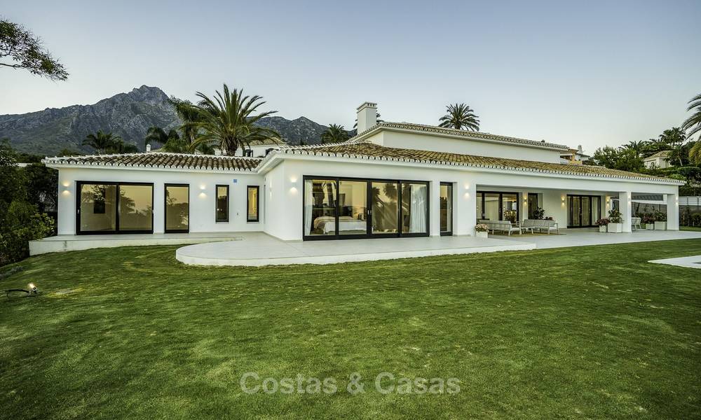 Exquisite modern-Mediterranean luxury villa on one level for sale in Sierra Blanca, Marbella 18257