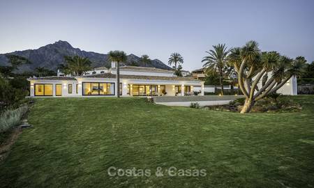 Exquisite modern-Mediterranean luxury villa on one level for sale in Sierra Blanca, Marbella 18261