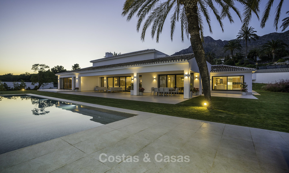Exquisite modern-Mediterranean luxury villa on one level for sale in Sierra Blanca, Marbella 18262