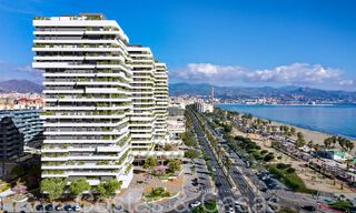 Innovative contemporary luxury apartments for sale in an impressive new beachfront complex in Malaga city 64067 