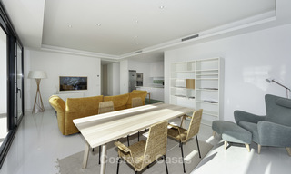 Modern penthouse apartment for sale, frontline golf, in Benahavis - Marbella 18564 