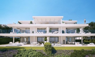 Very exclusive new contemporary beachfront apartments for sale, move in ready, on the New Golden Mile, Marbella - Estepona 18819 