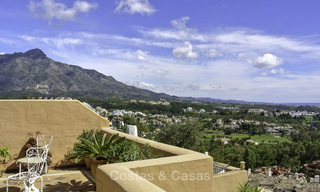 Charming penthouse apartment in a sought-after luxury urbanisation for sale, Nueva Andalucia, Marbella 18617 