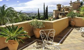 Charming penthouse apartment in a sought-after luxury urbanisation for sale, Nueva Andalucia, Marbella 18618 