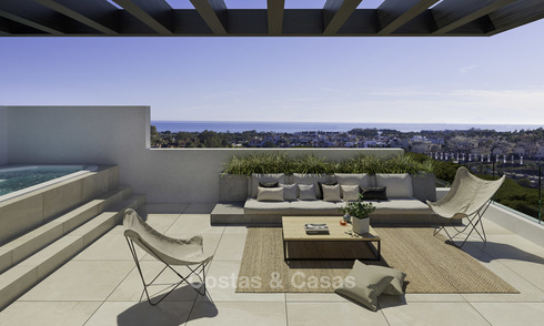 Attractive new semi-detached villas with private garden for sale in the Golden Triangle, Marbella - Benahavis - Estepona 18670