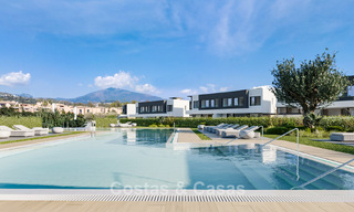 Attractive new semi-detached villas with private garden for sale in the Golden Triangle, Marbella - Benahavis - Estepona 802399 