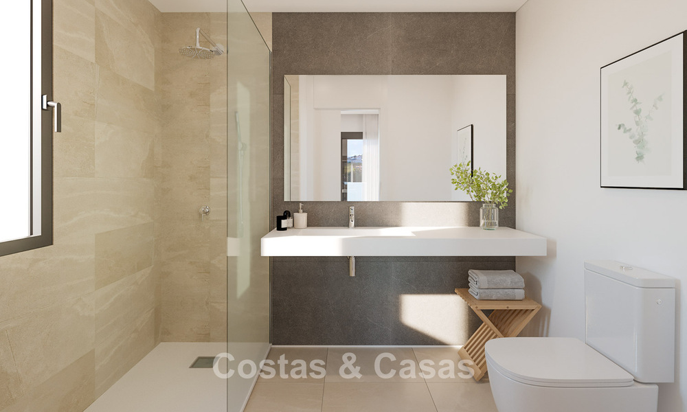 Attractive new semi-detached villas with private garden for sale in the Golden Triangle, Marbella - Benahavis - Estepona 802401