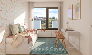 Attractive new semi-detached villas with private garden for sale in the Golden Triangle, Marbella - Benahavis - Estepona 802402 