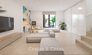 Attractive new semi-detached villas with private garden for sale in the Golden Triangle, Marbella - Benahavis - Estepona 802403 