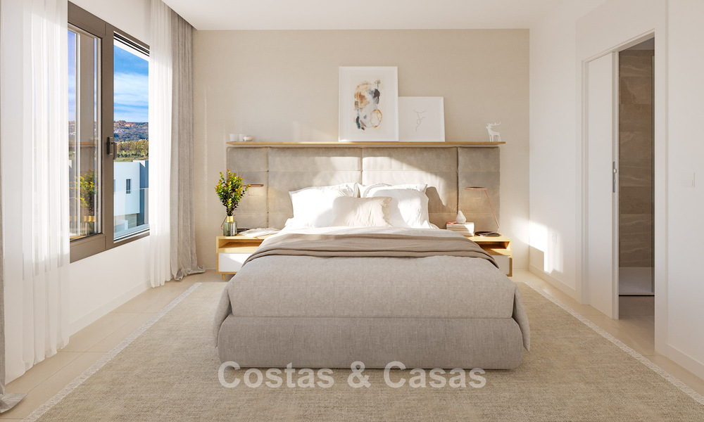 Attractive new semi-detached villas with private garden for sale in the Golden Triangle, Marbella - Benahavis - Estepona 802404