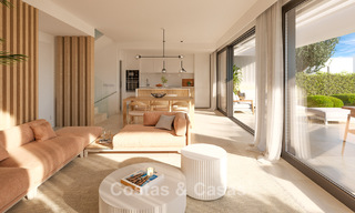 Attractive new semi-detached villas with private garden for sale in the Golden Triangle, Marbella - Benahavis - Estepona 802406 