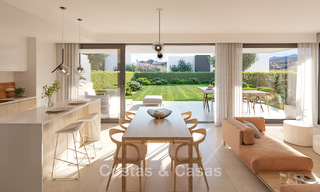 Attractive new semi-detached villas with private garden for sale in the Golden Triangle, Marbella - Benahavis - Estepona 802407 