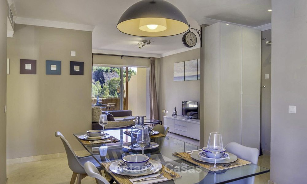 Stylish and bright, recently refurbished penthouse apartment for sale, frontline golf, Benahavis - Marbella 18699