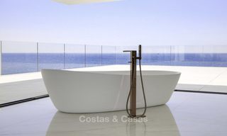 Exclusive new modern design beachfront penthouse for sale, move in ready, on the New Golden Mile, Marbella - Estepona 18858 