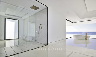 Exclusive new modern design beachfront penthouse for sale, move in ready, on the New Golden Mile, Marbella - Estepona 18866 