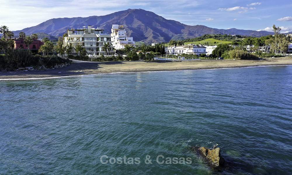 Stunning exclusive beachfront modern luxury apartments in boutique complex for sale near the centre of Estepona 18919