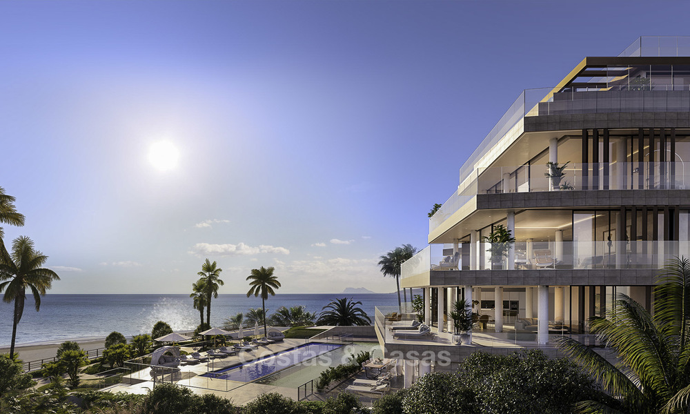 Stunning exclusive beachfront modern luxury apartments in boutique complex for sale near the centre of Estepona 18921