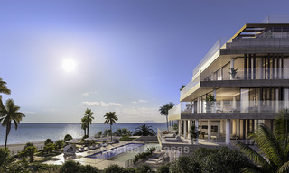 Stunning exclusive beachfront modern luxury apartments in boutique complex for sale near the centre of Estepona 18921 