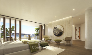 Stunning exclusive beachfront modern luxury apartments in boutique complex for sale near the centre of Estepona 18924 