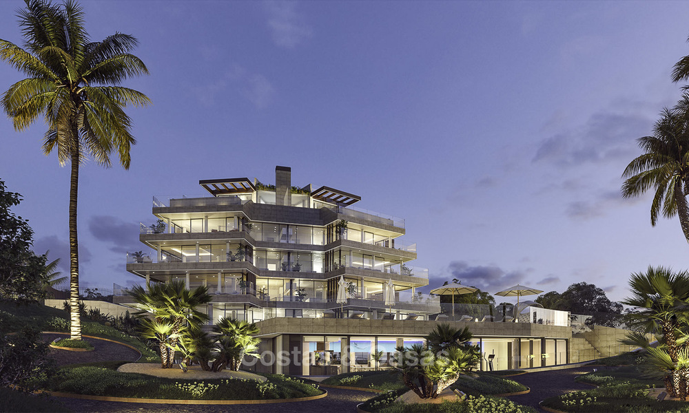Stunning exclusive beachfront modern luxury apartments in boutique complex for sale near the centre of Estepona 18925