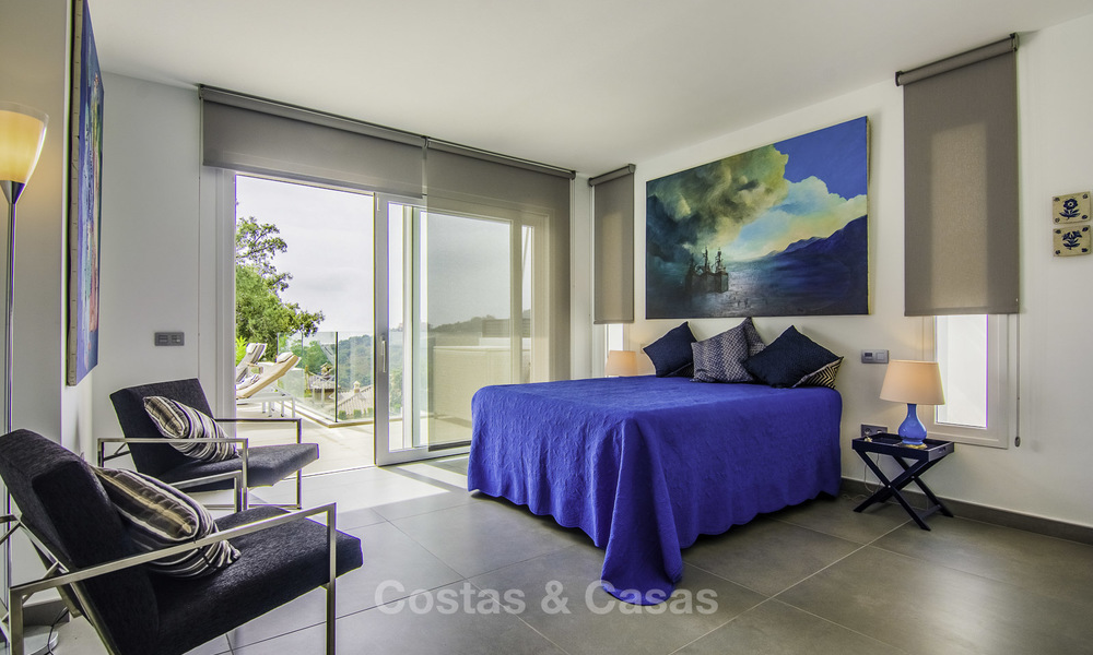 Stunning, very spacious modern villa with amazing sea views for sale in the hills of East Marbella 18929