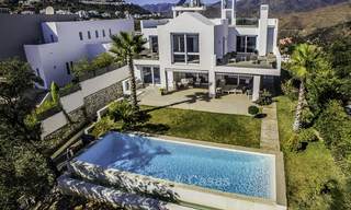 Stunning, very spacious modern villa with amazing sea views for sale in the hills of East Marbella 18964 