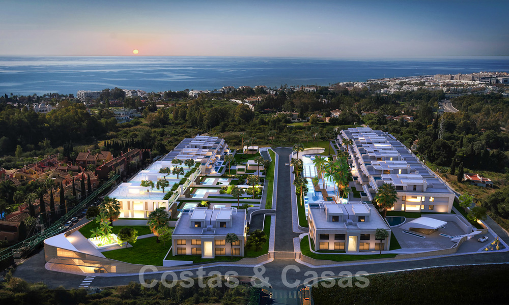 Exclusive, super-deluxe modern apartments and penthouses for sale on the Golden Mile, Marbella 28193