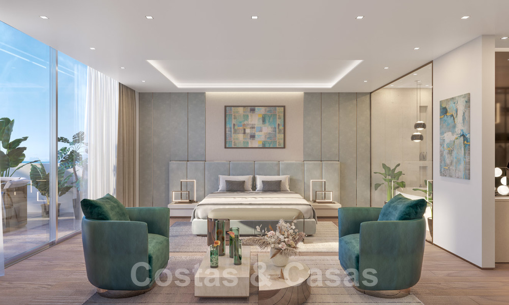 Exclusive, super-deluxe modern apartments and penthouses for sale on the Golden Mile, Marbella 28197
