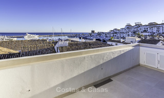 Stunning, fully renovated high end penthouse apartment for sale in the marina of Puerto Banus, Marbella 18992 