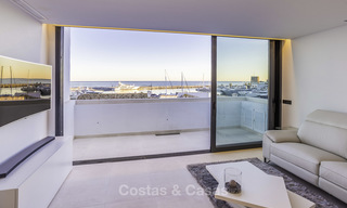 Stunning, fully renovated high end penthouse apartment for sale in the marina of Puerto Banus, Marbella 19007 