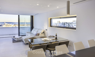 Stunning, fully renovated high end penthouse apartment for sale in the marina of Puerto Banus, Marbella 19008 